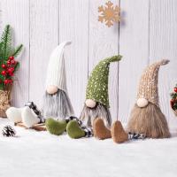 Collectible Doll for Doco Christmas House in Bulk, Non-woven Fabrics, handmade, Christmas Design 