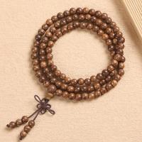 Sandelholz Beten Perlen Armband, Modeschmuck & unisex, keine, 6mm, 108PCs/Strang, verkauft von Strang
