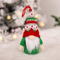 Christmas Hanging Decoration, Knitted Fabric, handmade, cute & with LED light 