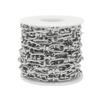 Rope Chain en acier inoxydable, Acier inoxydable 304, DIY, Vendu par m