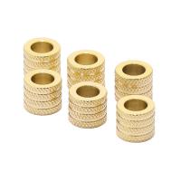 Stainless Steel Large Hole Beads, 304 Stainless Steel, gold color plated, DIY, golden 