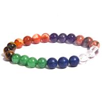 Gemstone Bracelets, Round, fashion jewelry & for woman, multi-colored, 8mm Approx 19 cm 