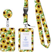 ABS Plastic Lanyard Card Holder, with Polyester, portable & Unisex 