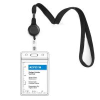 PVC Plastic Card Holder, portable & Unisex & transparent & waterproof 