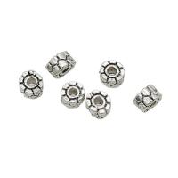 Zinc Alloy Spacer Beads, Rondelle, antique silver color plated, DIY Approx 