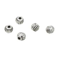 Zinc Alloy Jewelry Beads, antique silver color plated, DIY, 4mm, Approx 