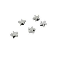 Zinc Alloy Star Beads, antique silver color plated, DIY Approx 