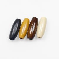 Gefärbtes Holz Perlen, Olive, DIY, keine, 8x22.5mm, ca. 100PCs/Tasche, verkauft von Tasche
