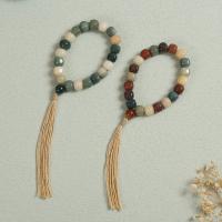 Bodhi Root Buddhist Beads Bracelet, Carved, fashion jewelry & Unisex 12-13mm 