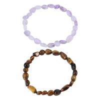 Gemstone Bracelets, Natural Stone, irregular, plated, fashion jewelry & Unisex cm 