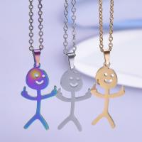 Stainless Steel Jewelry Necklace, 304 Stainless Steel, Vacuum Ion Plating, Unisex Approx 50 cm 