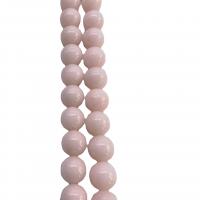 Mashan Джейд Бусины, Круглая, полированный, DIY & разный размер для выбора, розовый, длина:Приблизительно 15.75 дюймовый, продается Strand