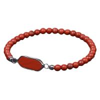 Gemstone Bracelets, Natural Stone, Round, handmade, fashion jewelry & Unisex 4mm .6 Inch  