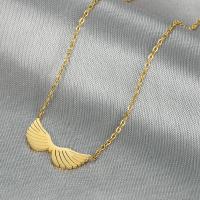 Titan Schmuck Halskette, Titanstahl, Flügelform, plattiert, Modeschmuck & für Frau, keine, 24mm, Länge:ca. 19.68 ZollInch, verkauft von PC