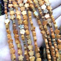 Eindruck Jaspis Perlen, Impression Jaspis, Plum Blossom, DIY, keine, 10mm, verkauft von Strang