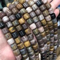 Natural Ocean Agate Beads, Column, DIY mixed colors Approx 38 cm 