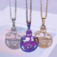 Stainless Steel Jewelry Necklace, 304 Stainless Steel, Vacuum Ion Plating, Unisex & hollow Approx 50 cm 