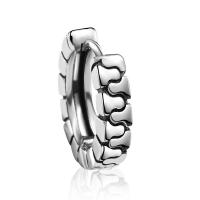 Titanium Steel Hoop Earring, plated, fashion jewelry & Unisex 