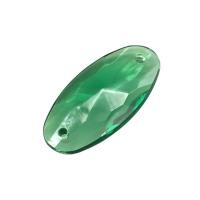 Transparent Acrylic Connector, Oval, injection moulding, DIY & faceted Approx 