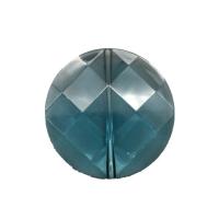 Transparent Acrylic Beads, Flat Round, injection moulding, DIY & faceted 28mm, Approx 