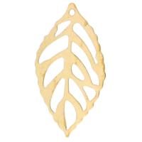 Brass Leaf Pendants, plated, Unisex & hollow Approx 1mm, Approx 