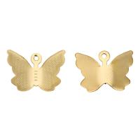 Stainless Steel Animal Pendants, 304 Stainless Steel, Butterfly, high quality plated, DIY 