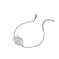 Titanium Steel Bracelet & Bangle, fashion jewelry & for woman & hollow 