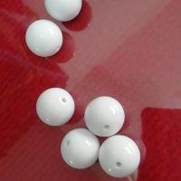 ABS Plastic Beads, Round, DIY white 