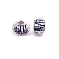 European Harz Perlen, mit Eisen, Laterne, silberfarben plattiert, DIY, keine, 9x14mm, ca. 100PCs/Tasche, verkauft von Tasche