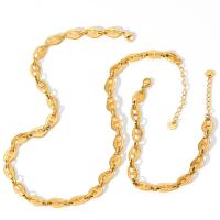 Halskette, 304 Edelstahl, Vakuum-Ionen-Beschichtung, verschiedene Stile für Wahl & für Frau, keine, verkauft von PC