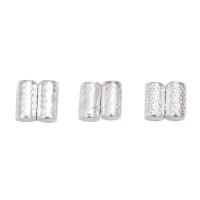 Sterling Silver Spacer Beads, 925 Sterling Silver, Column, polished original color Approx 1.5mm 