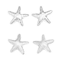 Sterling Silver Spacer Beads, 925 Sterling Silver, Starfish, polished original color Approx 1.5mm 