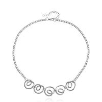 Zinc Alloy Necklace, for woman, original color Approx 16.77 Inch 