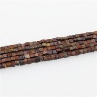 Leopard Skin Stone Bead, Square, polished, DIY Approx 15.35 Inch, Approx 