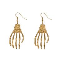 Zinc Alloy Drop Earring, gold color plated, fashion jewelry & for woman, 40mm 