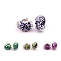 European Harz Perlen, mit Eisen, Laterne, silberfarben plattiert, DIY, keine, 8.5x14mm, ca. 100PCs/Tasche, verkauft von Tasche