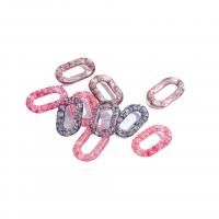 Акриловые Связывание кольцо, канифоль, DIY, Много цветов для выбора, 40mm, 10ПК/сумка, продается сумка