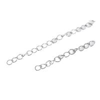 304 Stainless Steel Extender Chain & DIY, original color 