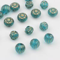 Resin Jewelry Beads, DIY & gold accent Approx 