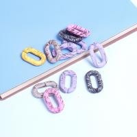 Акриловые Связывание кольцо, Акрил, DIY & разный размер для выбора, Много цветов для выбора, 500ПК/сумка, продается сумка