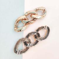 Acrylic Linking Ring, gold color plated, DIY golden 