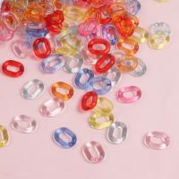 Акриловые Связывание кольцо, Акрил, DIY & прозрачный, Много цветов для выбора 400ПК/сумка, продается сумка