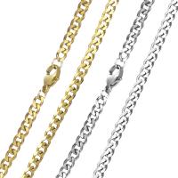 Titanium Steel Chain Necklace, Vacuum Ion Plating & for man 3.5mm 