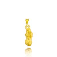 Brass Jewelry Pendants, Fabulous Wild Beast, gold color plated, DIY golden 
