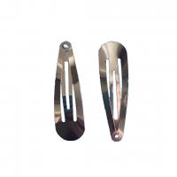 Hair Snap Clips, 304 Stainless Steel, with Carbon Steel, polished  original color 