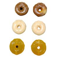 Resin Jewelry Pendant, Donut, imitation beeswax & DIY 34mm, Approx 