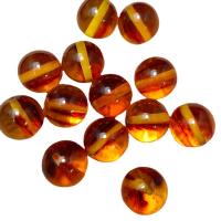 DIY Buddha Beads, Resin, Round, epoxy gel, imitation amber amber 