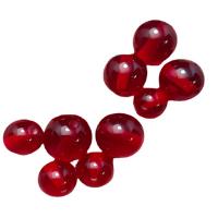 Resin Jewelry Beads, Round, epoxy gel, imitation beeswax & DIY blood red 