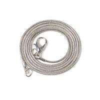 Titanium Steel Chain Necklace, electrolyzation, Unisex original color 