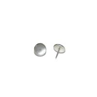 Stainless Steel Earring Stud Component, 304 Stainless Steel original color 